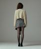 Meuameu Cable Destroyed Crop Knit