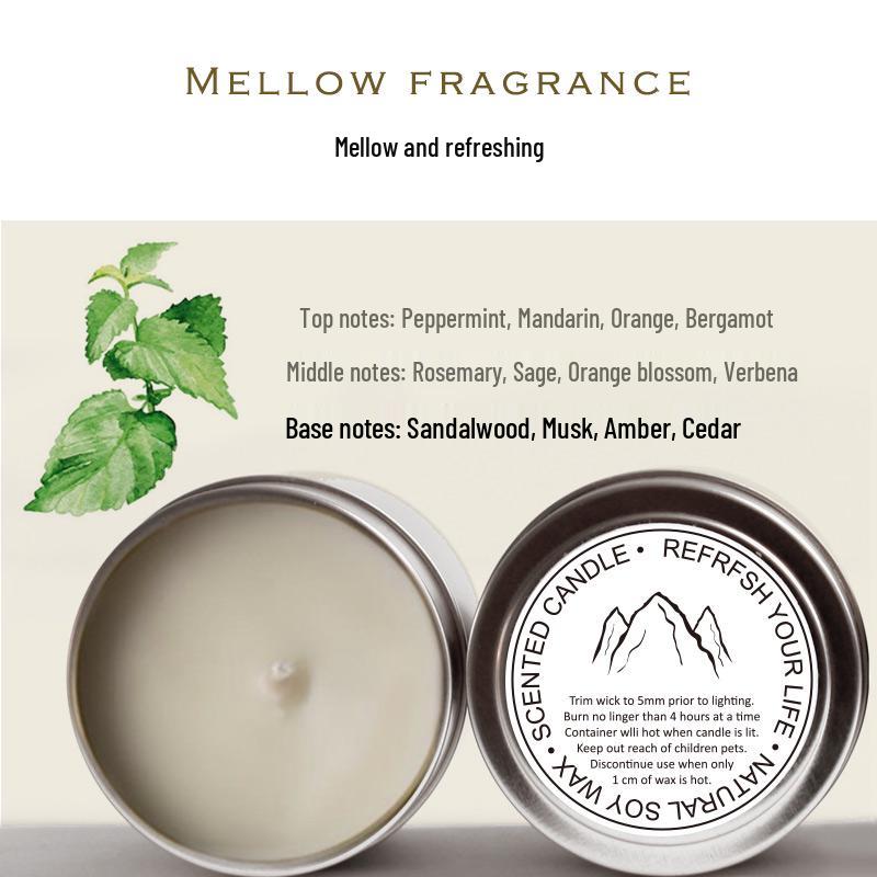 Scented Candles: Handmade Essential Oil for Bedroom, Sleep Aid, Safe for Babies & Pregnant Women, Indoor Fragrance Souvenir