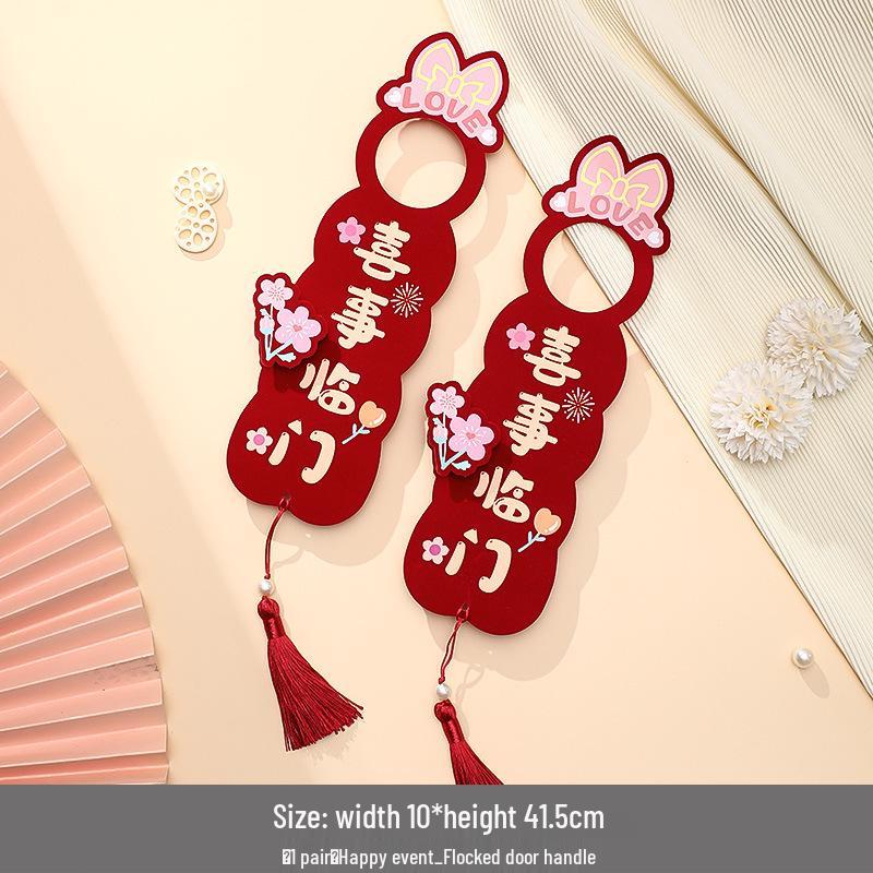 Honeymoon and Wedding Doorknob Decorations for Bedroom and Living Room