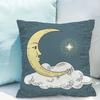Tarot Sun And Moon Cushions Double-Sided Printing Pillows Decorative For Bed Of Modern Sofa Pillow Cover Decoration Living Room