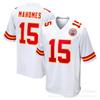 Kansas City Chiefs Football Jersey 15 MAHOMES 87 KELCE Embroidered Sports Team Uniform