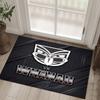 Wigan Warriors Design Crystal Velvet Carpet Cozy Non?Slip Printed Rug For Bedroom Living Room Entrance