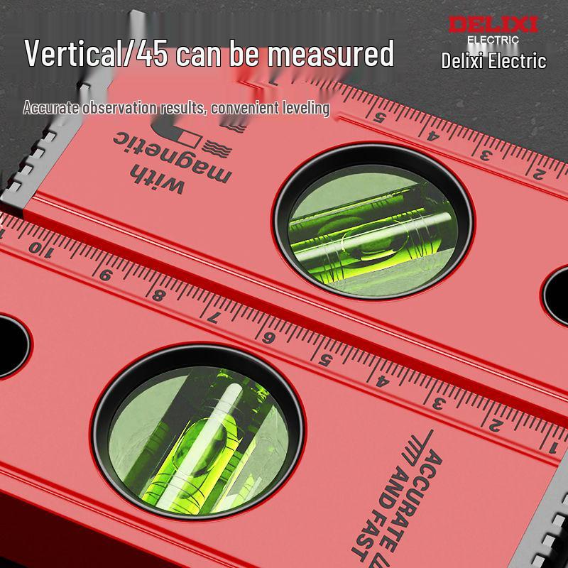 High Precision Mini Spirit Level with Strong Magnet and Aluminum Alloy
