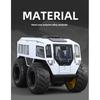 1/24 Scale Sherp All-terrain Car Model Toy Metal Diecast Sound Light Pull Back Shock Absorption Off Road Vehicle Gifts for Kids