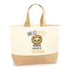 Tote Bag - PLANETEE - Catherine Bas Les Pattes Lion - Printed Jute France - Large Capacity - Sturdy Handles