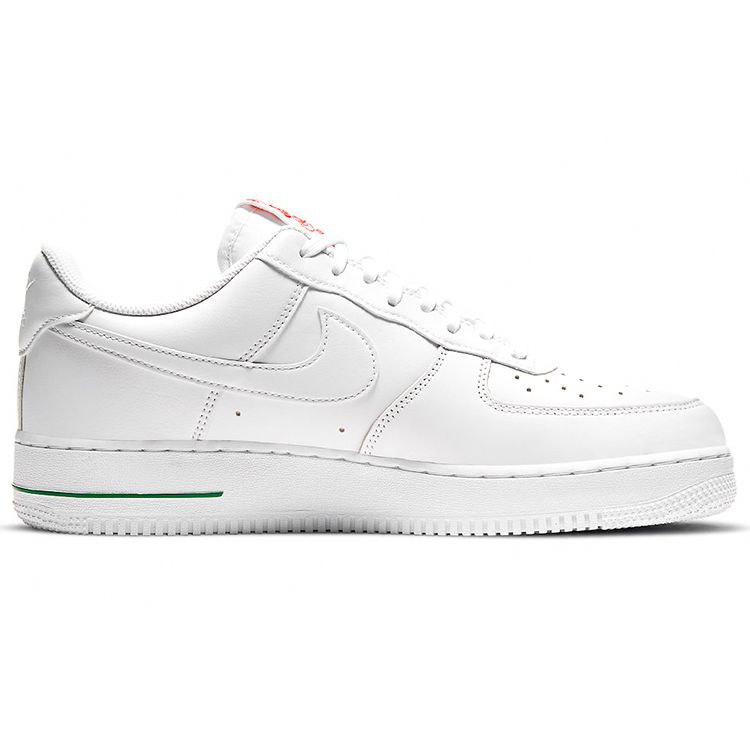 Nike Air Force 1 07 LX Thank You Plastic Bag Unisex Sneakers White University-Red Pine-Green CU6312-100