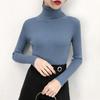 Pulover cu guler la modă Pulover subțire și solid Pulovere tricotate Toamnă Iarnă Haine pentru femei Casual cu mânecă lungă Pulovere calde 28663