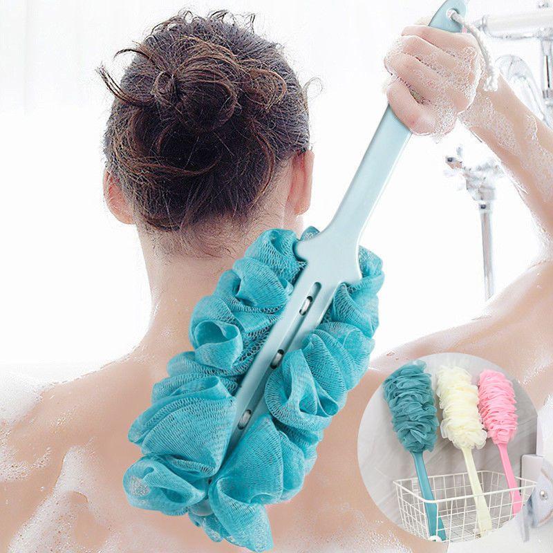 Versatile Long Handle Body Back Shower Brush For Effective Skin Cleaning And Massage Experience