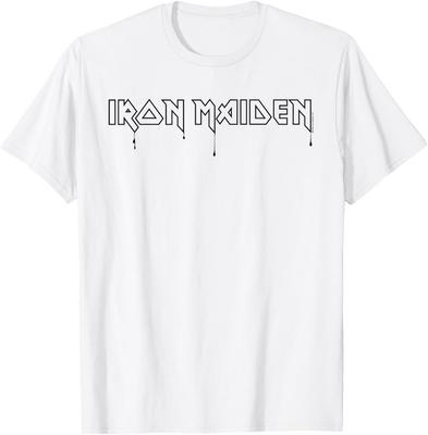 Camiseta Iron Maiden - Logo Gotejante