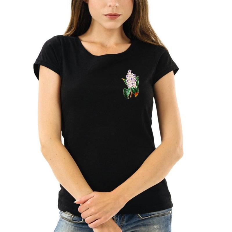 Elegante Hortensienblüten-Brosche mit künstlerischem Design, gefertigt aus robuster Legierung und Emaille zur Modeaufwertung