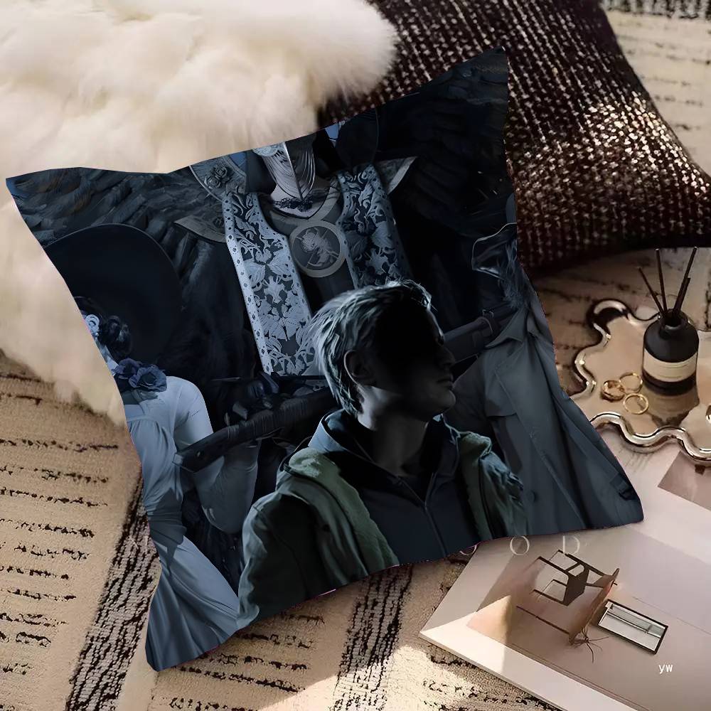 Resident-Evil 8 Village Game Pillow Case Square Pillow Bedroom Sofa Leisure Comfort Cushion Car Living Room Home Decoration