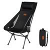DesertFox 0088 High-Back Folding Camping Chair with Pillow and Cup Holder
