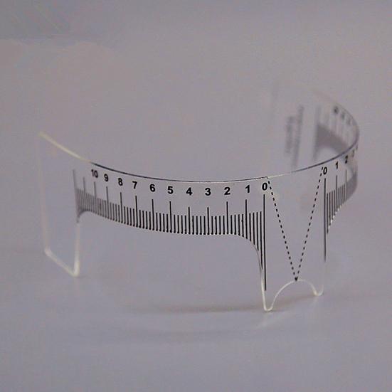 Microblading Measure Semi Permanent Stencil Makeup Eyebrow Tattoo Guide Ruler