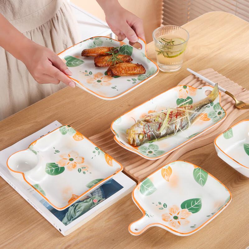 Zhis Nordische Keramik ZhiQiu Suppenschalen mit zwei Griffen