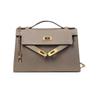 Womens Handbag Crossbody Shoulder Tote Mini Square Top Handle Genuine Leather Kelly Bag