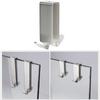 1pc Stainless Steel Double Side Hooks Bathroom Shower Door Hook Over Glass Door Shower Towel Rack For Glass Wall Or Glass Door