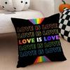 Gay Lesbian Lgbt Rainbows Pillow Case Cushion Cover Throw Pillow Case For Car Sofa