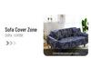 Universal Printed Sofa Cover for Armless Folding Sofas