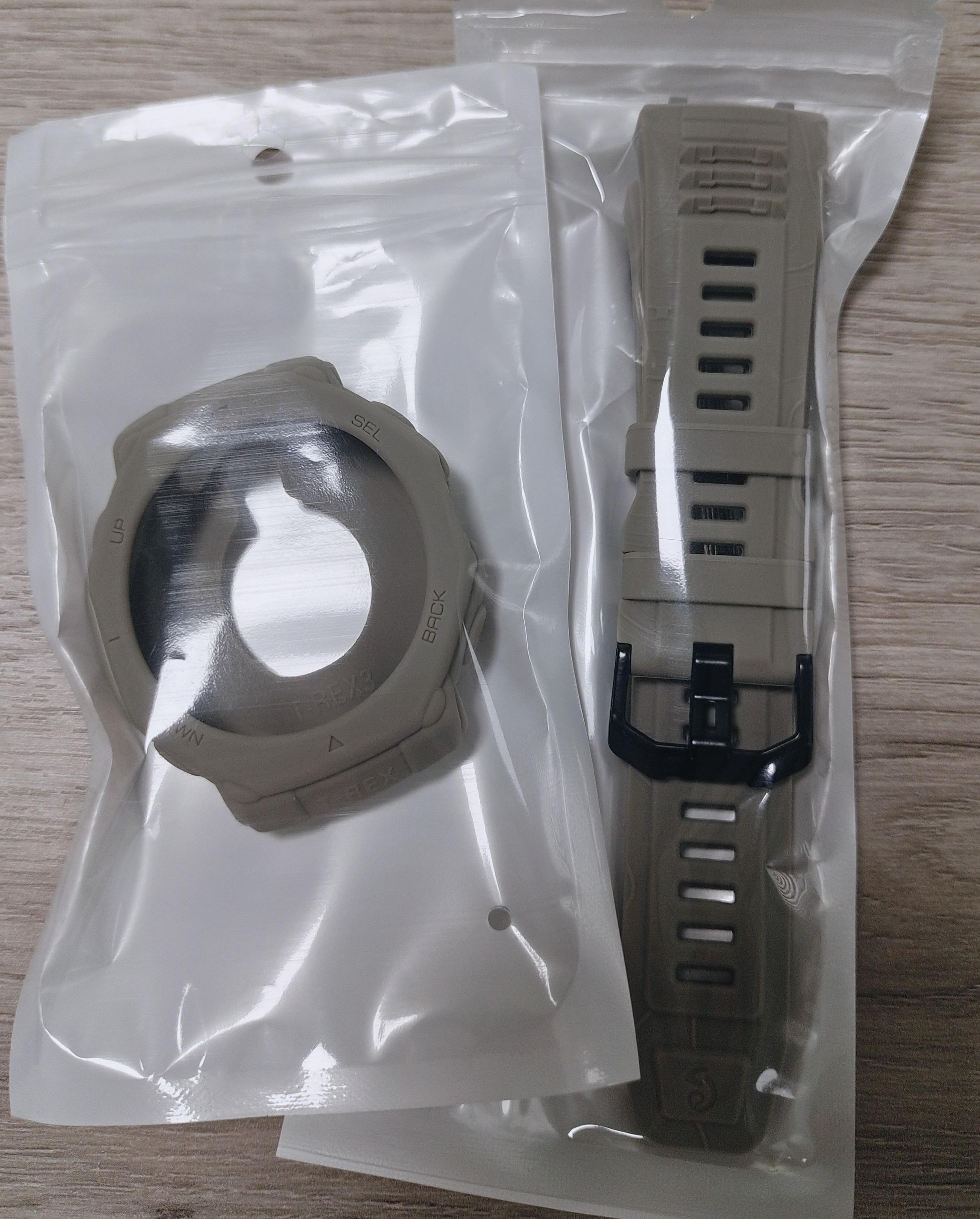 

Correa y funda silicona para reloj inteligente Huami Amazfit t-rex 2, pulsera moda para pulsera Amazfit T Rex2 серый