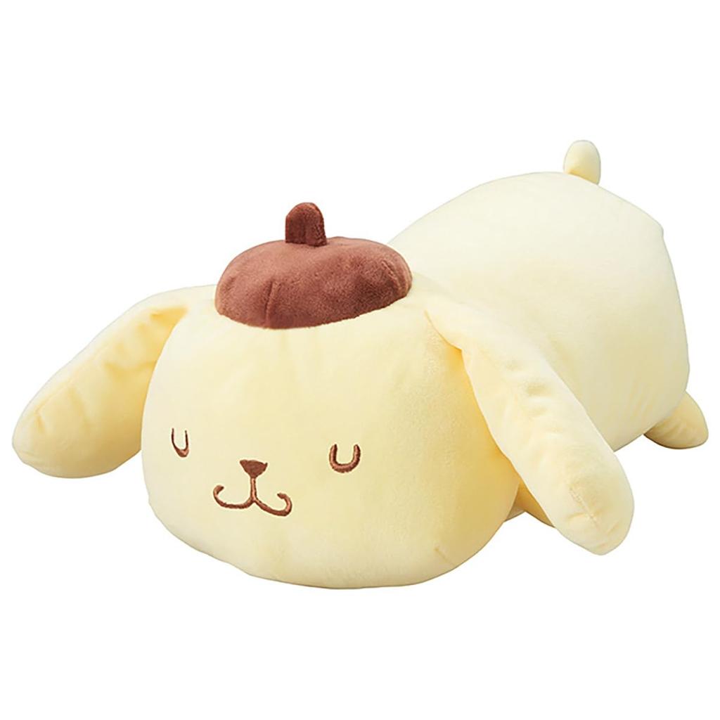 Marushin Cushion Sanrio Pompompurin Sleep Pudding Plush Cute Birthday 3785000200 Toy, Present, Gift, Gift,