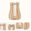 Easy Assembly Puzzle Vessel Wooden Flower Vase, Arrangement Display Stand for Placing Flowers & Artistic Floral Base Artificial Flowers, Suitable