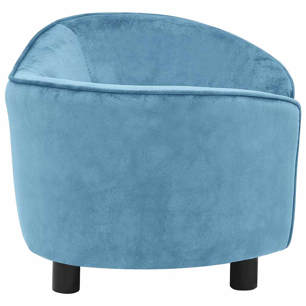 Dog Sofa Turquoise 69x49x40 cm Plush