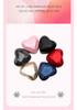 Heart-Shaped Piano Lacquer LED Jewelry Box for Rings and Pendants