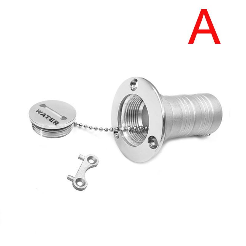 Deck Filler Cap With Key 316 Stainless Steel Deck Filler Gas Diesel Fuel Waste Water Mirror Polish Marine Boat Rv Hardware A