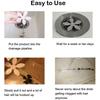 2Pcs Premium Drain Hair Catcher Flower Shower Hair Cleaning Chain Bathroom Drain Strainer Hair Catcher Chain Hook