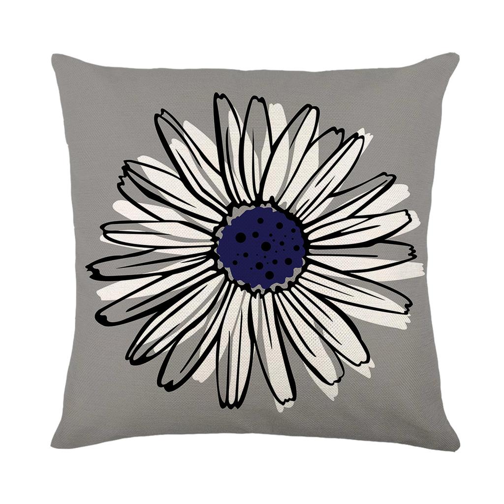 Wasserdichte, schmutzabweisende und ölabweisende Kissenbezüge, bedruckte Polyester- und Leinenkissen, Wohnzimmer Heimsofa Kissen