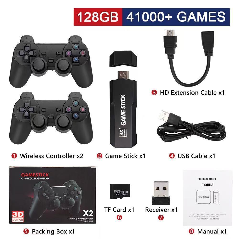 

X2PLUS 4K HD Wireless Family Game Console with 40,000 Games, Including 3D PSP and God of War. X2 64GB