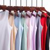 Γυναικείο γιλέκο με πάτο Ice Silk Χωρίς ραφή Αμάνικο Καθαρό Χρώμα Plus Size Strechy στρογγυλή λαιμόκοψη Dry Dry Cooling Camisole Καλοκαιρινό ραντεβού Διακοπές γραφείου