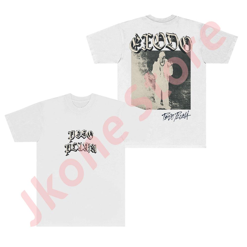 

Peso Pluma Exodo Album Merch TShirts 2024 Tour Logo Tee Summer Women Unisex Fashion HipHop Streetwear Top S
