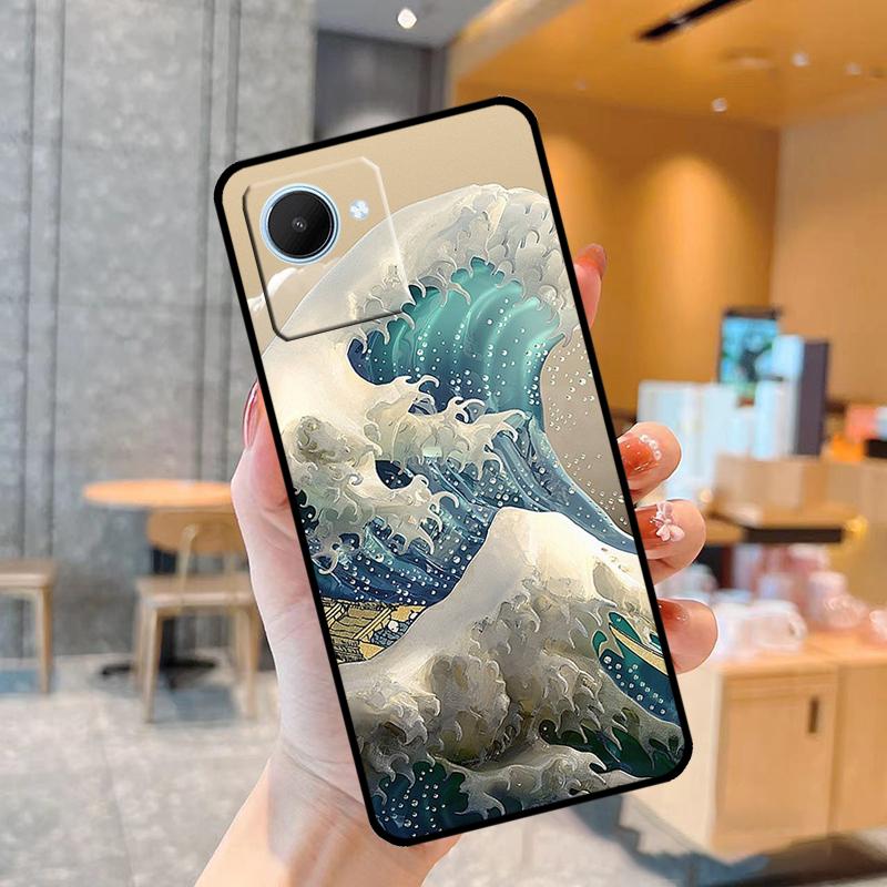 The Great Wave Off Kanagawa For Realme GT7 Pro GT6 10 11 12 13 14 15 Pro Plus C55 C71 C75 C67 C63 C61 C53 C35 C65 Case