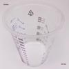 Disposable Transparent Plastic Measuring Cup - Paint Ratio Mixing Cup