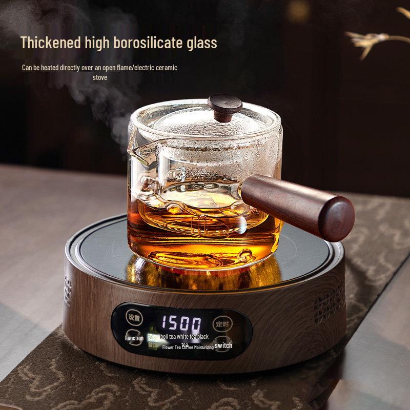 ZISIZ Glass Side-Handle Teapot