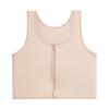 Corsetto con cerniera frontale Gilet piatto Fascia toracica Lesbica Tomboy Senza cuciture Canottiera modellante da donna Bustier IntimoModellatore taglie forti