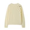 Women's Handmade Pure Wool Sweater - Soft, Fluffy, Versatile with Half-High Collar for Autumn and Winter