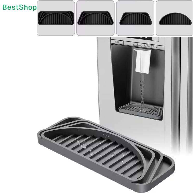Kitchen Drain Tray Water Dispenser Anti-overflow Silicone Mat Drip Tray Coffee Machine Refrigerator Drain Mat
