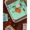 1pc Large Clear Hard Shell Storage Box with Zipper Closure - Durable Plastic Board Game Organizer, Suitable for Games, Puzzles