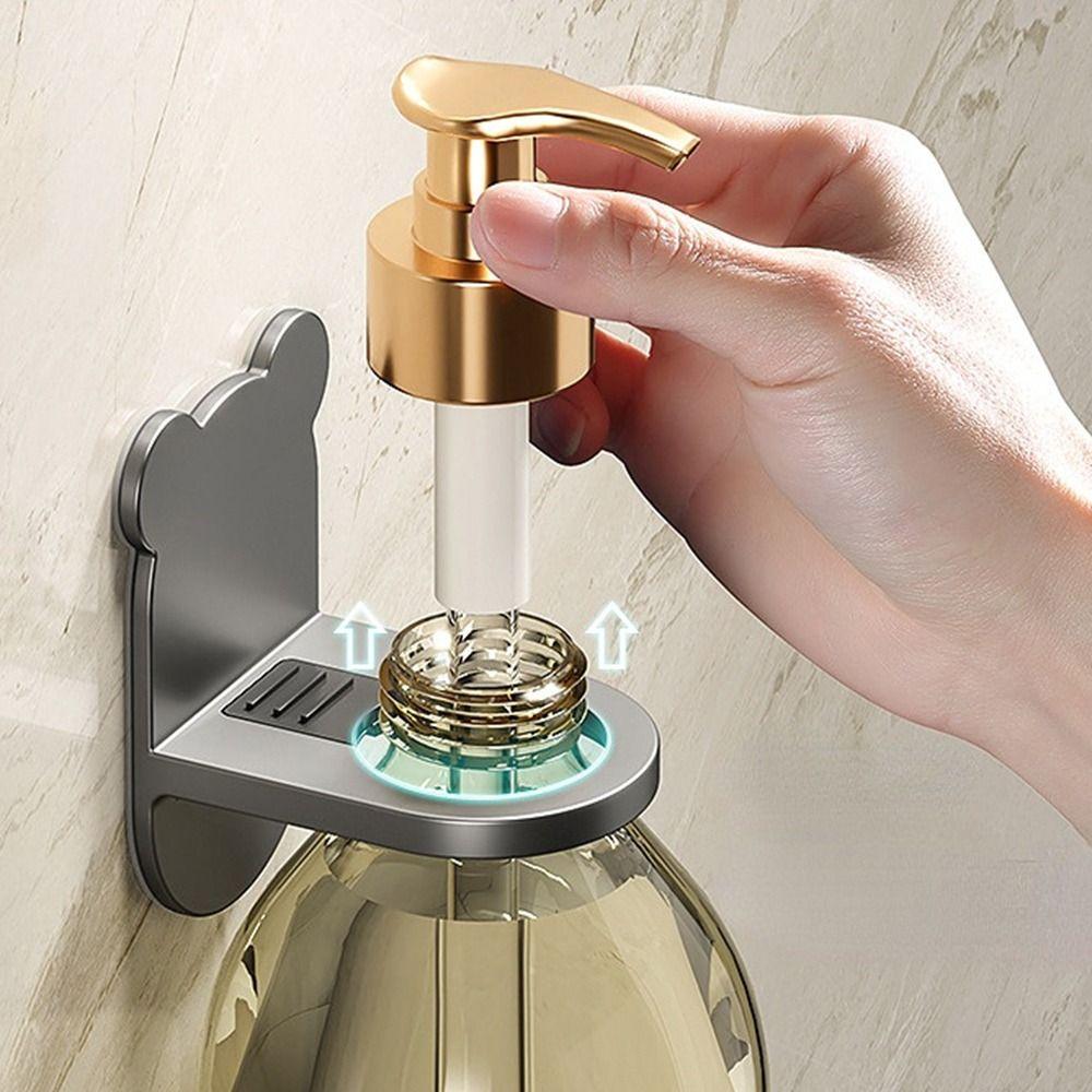 Bathroom Kitchen Clip Soap Bottle Holder Shower Gel Hanger Detergent Bottle Shelf Shampoo Holder