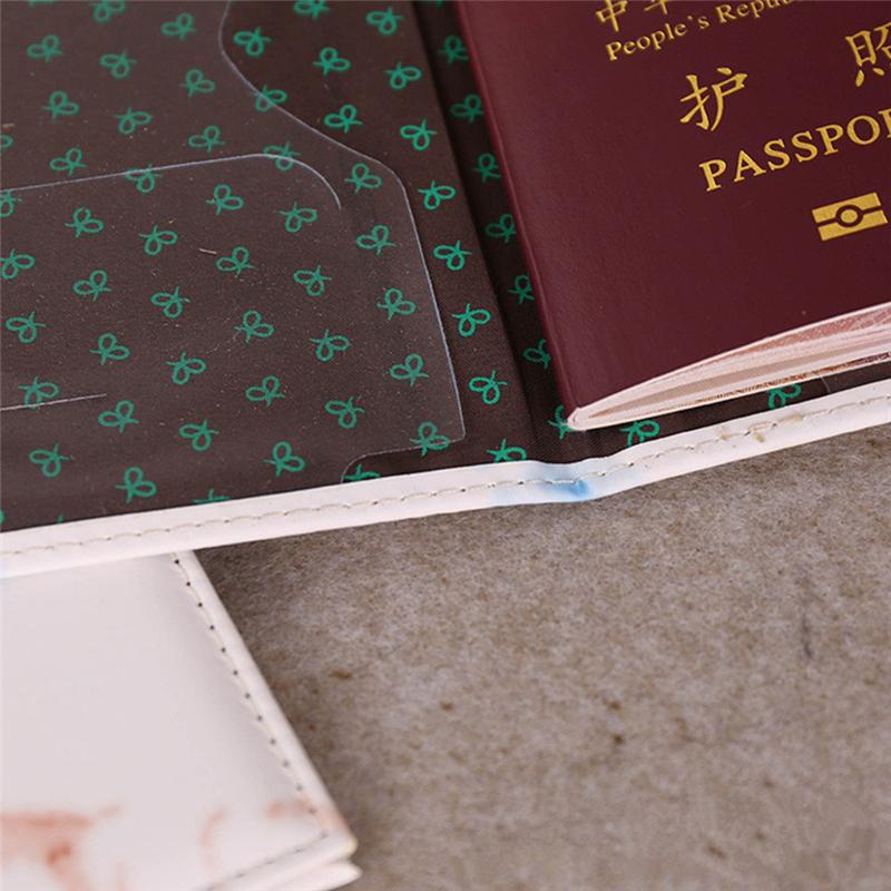 Starry Sky Passport Cover Fashion Women Men Pu Leather Travel Wallet Landscape Passport Holder High Quatity Case for Passports