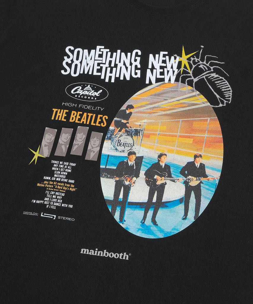 MAINBOOTH [The Beatles] Something New T-Shirt (Black)