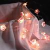 Waterproof Cherry Blossom Fairy Lights 20/10LEDS 1M/2M Flower Garland Lamp Battery Powered Crystal Flowers