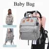 Mommy Bag Folding Crib Anti-mosquito Backpack Cart Large Capacity Mother and Baby Bag