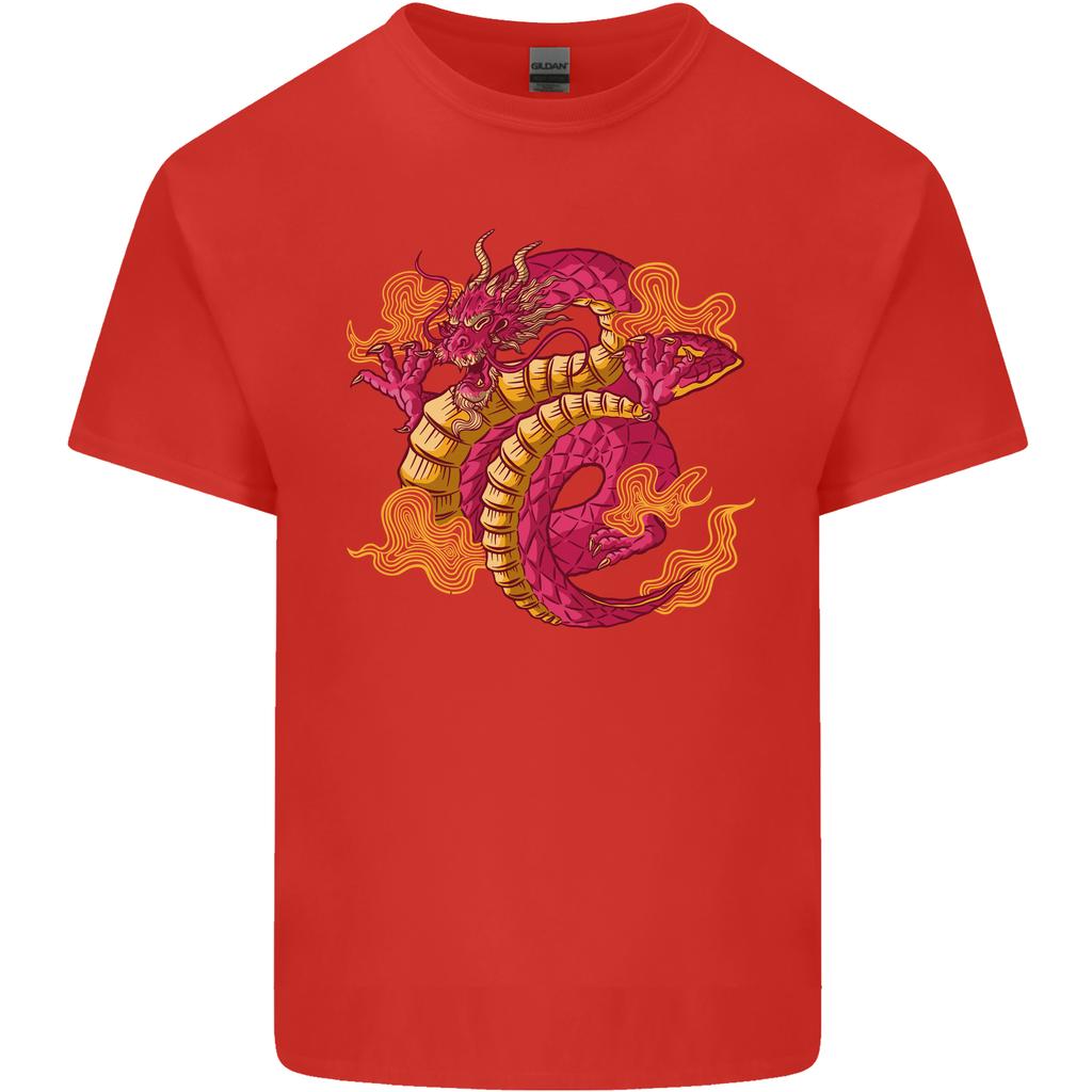A Chinese Dragon Unisexs Light Cotton Tshirt
