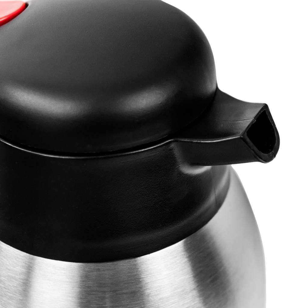 Stainless steel thermos with push button Mega-M 1.5L N