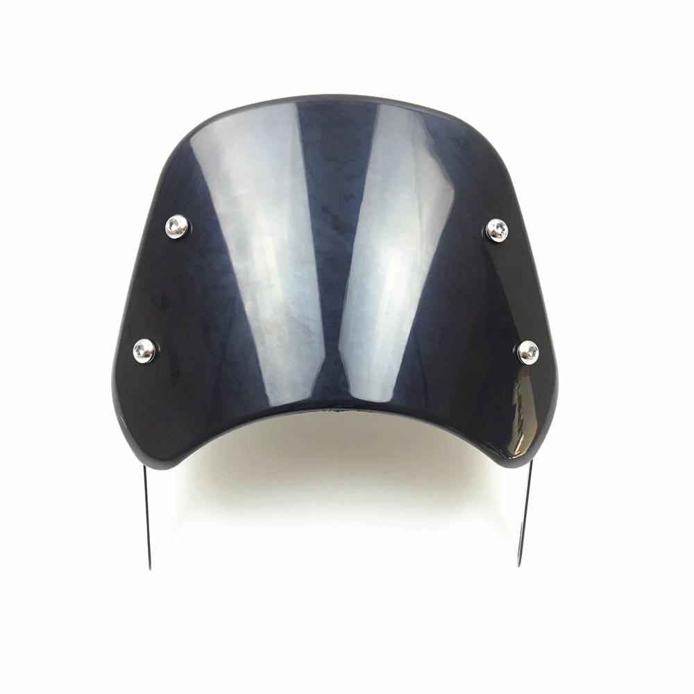 Motorcycle Windshield Wind Deflector Windscreen Universal for Harley Honda Yamaha Kawasaki Suzuki 6.5"-9.45"