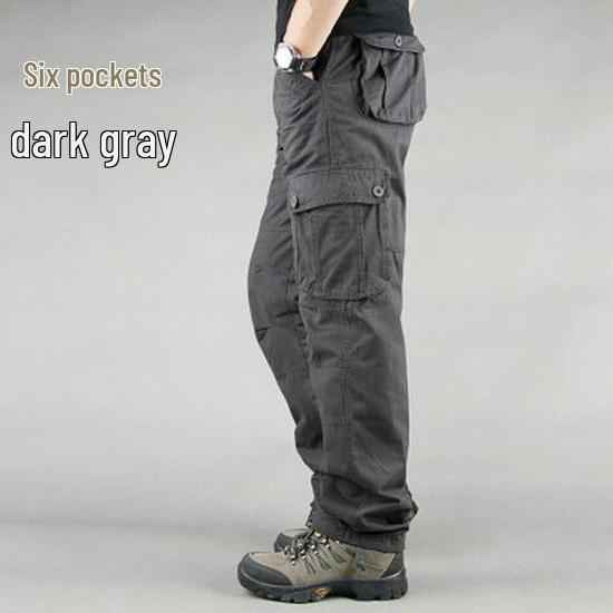 2024 Men's Multi-Pocket Loose Straight Casual Outdoor Pants