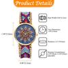 Cute Bohemian Braided Watch for Dreamcatcher Waterproof Analog Quartz Fashion Watch for Women Perfect Gift for Day Women Design, Display, Watch, -